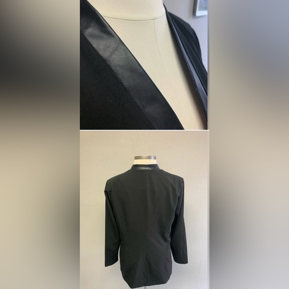 Torrid Studio Crepe Pu Trim Blazer - NEW - Size 18/20 (2) - Picture 6 of 9